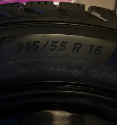 16” Winter Michelin Tires & Rims in Excellent Condition used only one season Please give me your bes...