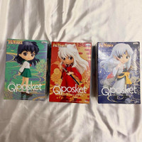 Inuyasha set of 3 brand new Qposket 