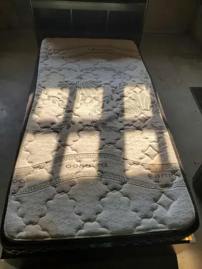 Single bed with mattress, View more