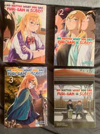 No Matter What You Say Furi-san is Scary Manga Vol.1-4