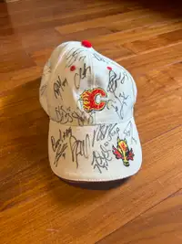 Calgary Flames Signed Hat 2006