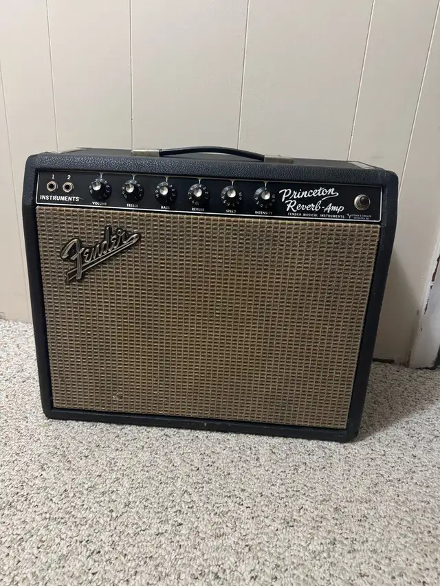 1966 fender princeton reverb in Amps & Pedals in Oshawa / Durham Region - Image 3