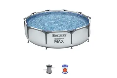 Hydro-Force™ Steel Pro Max Frame Pool Set, 10-ft x 30-in, View more