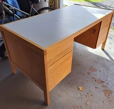 FINAL PRICE DROP--Deserves a Good Home!! Solid Oak  desk, View more