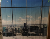 Cityscape Window backdrop 7x5 feet