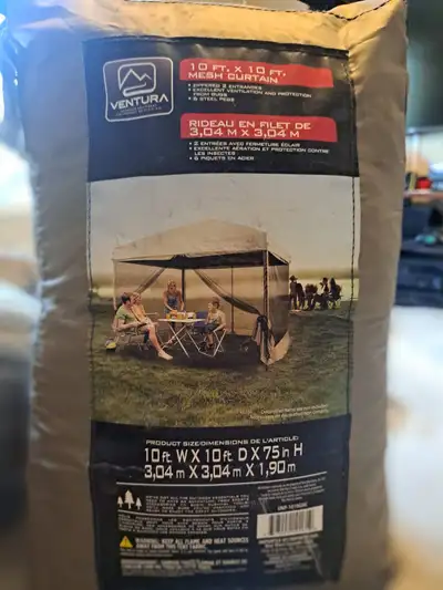 For sale Ventura 10' x 10' Mosquito Netting for Gazebo, pretty much new, just used it once to try it...