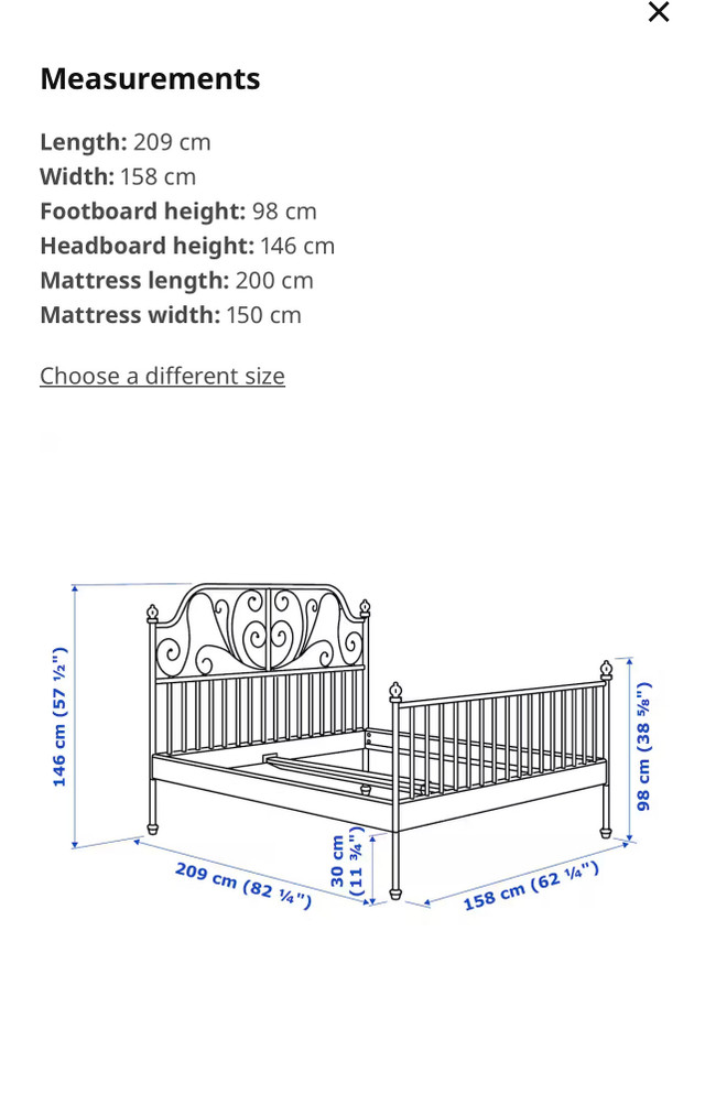 Bed Frame Good Condition [Moving Sale] Beds & Mattresses City of