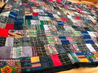 Guatemalan patchwork blanket