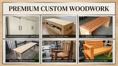 CUSTOM WOOD FURNITURE | MADE TO ORDER, View more