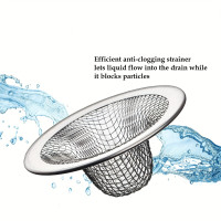 Bathroom Sink Strainer (Steel Drain Cover / Filter)