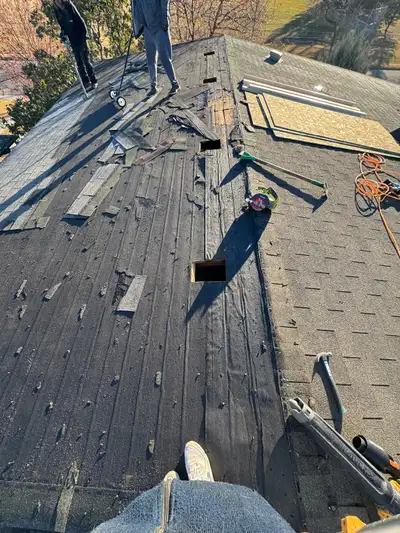 Looking for labor for low slope roofing. Tear off and clean up., View more