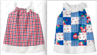 New Gymboree Patchwork and Gingham Dresses 18-24mo