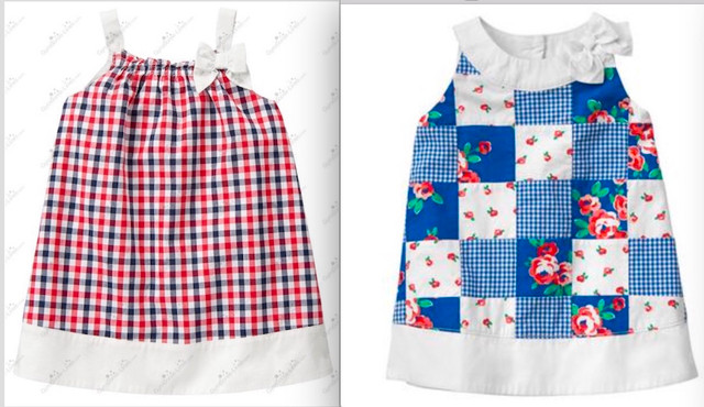 New Gymboree Patchwork and Gingham Dresses 18-24mo in Clothing - 18-24 Months in Edmonton