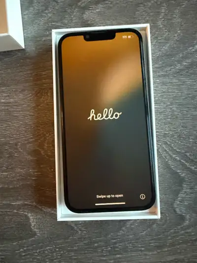 Unlocked Midnight iPhone 14 256GB with original box (NO charger). Comes with a black MagSafe Spigen...