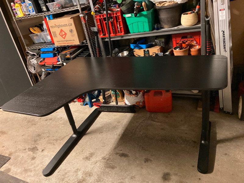 Lshaped IKEA Desk Desks Ottawa Kijiji