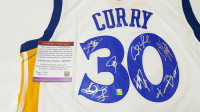 Golden State Warriors NBA Champion Stephen Curry Signed Jersey