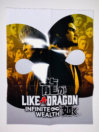 PS5-YAKUZA LIKE A DRAGON INFINITE WEALTH-INSERT POSTER (C011)