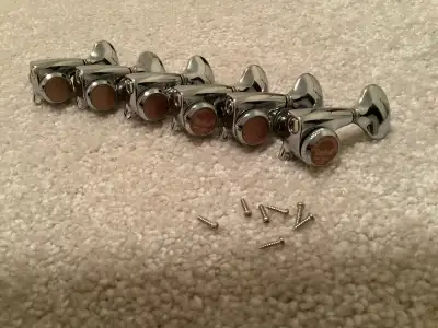 SAPHUE Six-in-line Guitar Locking Tuners , View more