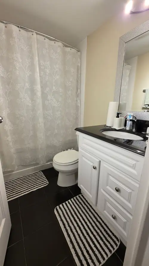 One bedroom condo in a clean building in a clean area
