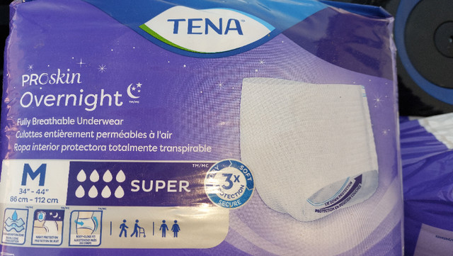 Tena adult incontinence pads diapers in Health & Special Needs in Saskatoon