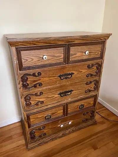 VINTAGE WOODEN DRESSER, View more
