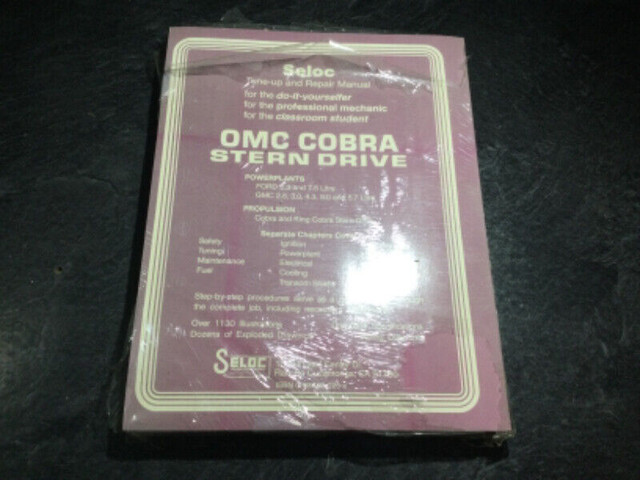 1985-1987 OMC Cobra Stern Drive Seloc Manual King Cobra Ford Gm in Non-fiction in Parksville / Qualicum Beach - Image 2