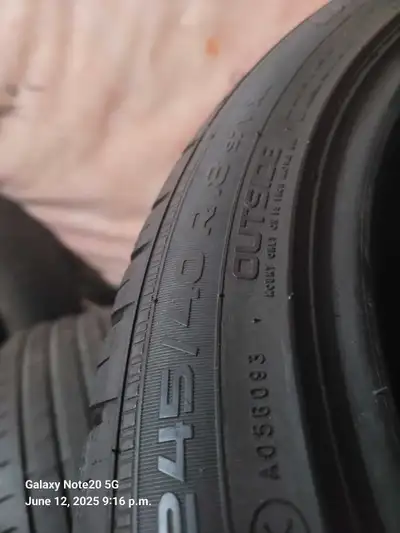 I have 4 tires exillent condition 70% treads they all even treads no damage or defact 350 obo