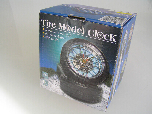 Tire Model Desk Top Clock in Home Décor & Accents in Markham / York Region - Image 3