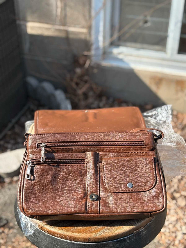 Ladies Bag (Brown Genuine Leather) in Bags & Luggage in City of Toronto