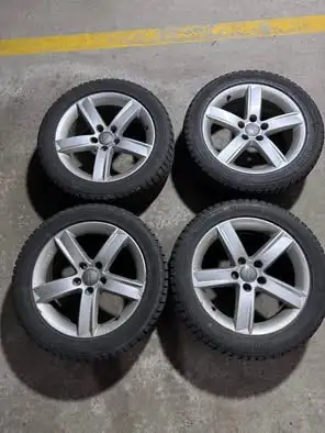 Selling a set of 4 Bridgestone Blizzak winter tires on Audi rims. No punctures, no patches. Used for...
