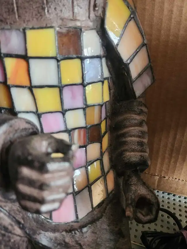 Beautiful Tiffany Style Stained Glass Figural Samurai guards in Indoor Lighting & Fans in Calgary - Image 5