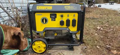 Champion 8750-watt generator, View more