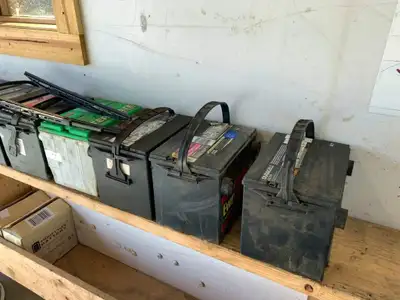 Collecting all used dead and unwanted car batteries and metal Also taking brake rotors and lawn mowe...