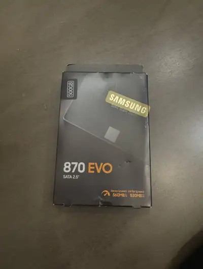 NEW SAMSUNG SSD 870 EVO500GB SATA 2.5, View more