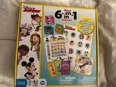 Disney Junior 6 in 1 Games $20, used Classic Kids games, View more