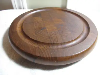 8" Diameter By 1" Thick Round Butcher Block, View more