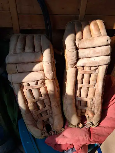vintage dr goalie pads, View more