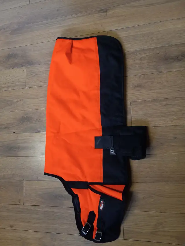 Orange dog blanket and orange biothane collar in Accessories in Owen Sound - Image 2