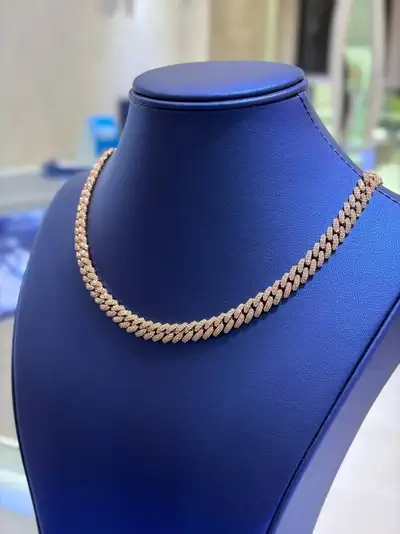 18MM Moissanite Cuban Chain | VVS Sparkle | Premium Iced-Out, View more