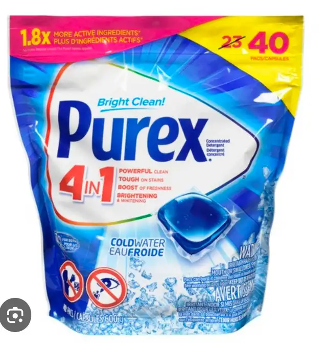 Purex 4-in-1 Laundry Detergent Pacs
