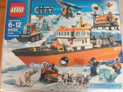 LEGO CITY Arctic Icebreaker Set # 60062 - NEW and UNUSED, View more