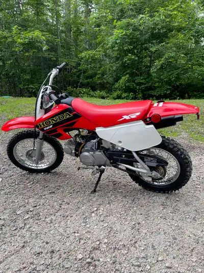 2001 Honda XR70 in near mint condition. The bike sat up on a shelf most of it’s life and only has ab...