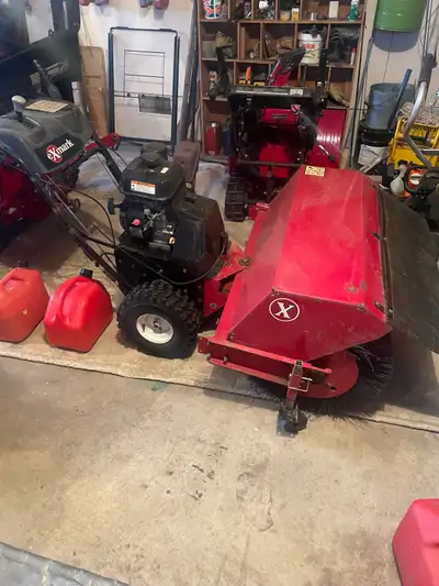 ExMark sweeper, View more