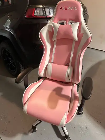 Pink gaming chair, View more