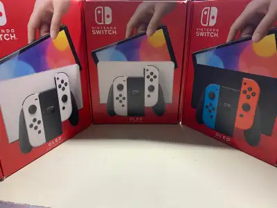 Nintendo Switch OLED + Modchip + 512 GB+ 31 Games AA + Brandnew, View more