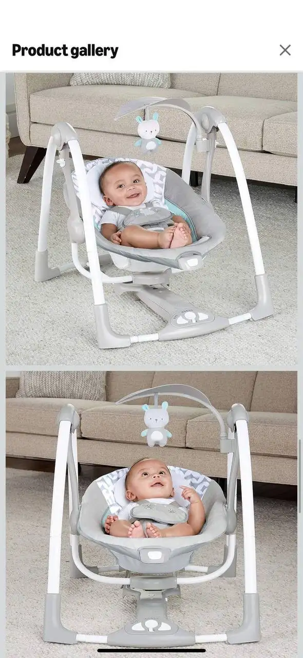 Ingenuity ConvertMe 2-in-1 Compact Portable Baby Swing & Infant  in Playpens, Swings & Saucers in Kitchener / Waterloo - Image 8