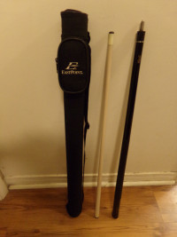 BRAND NEW  CUETEC  GLASS FIBER COMPOSITE POOL CUE AND CASE