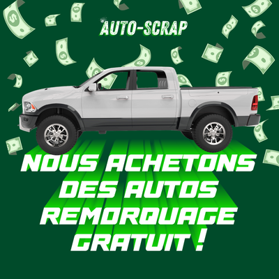 Auto à vendre ? ACHAT D’AUTO SCRAP ✅ Partout à Montréal !⭐️, View more