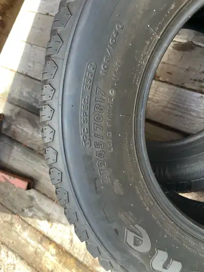 2 tire that I had in my shed doing clea up to good to throw away