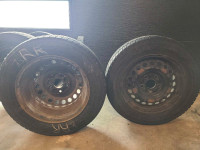 4 winter tires on steel rims